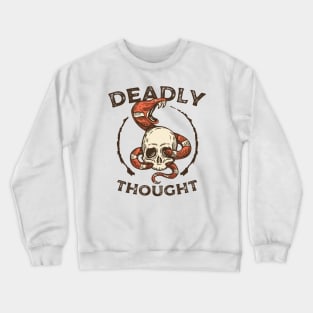 Halloween Deadly Thoughts Crewneck Sweatshirt